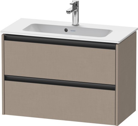 Duravit тумба подвесная под раковину 390 мм х 810 мм х 549 мм, ketho.2, k25256075750000 цвет: лён