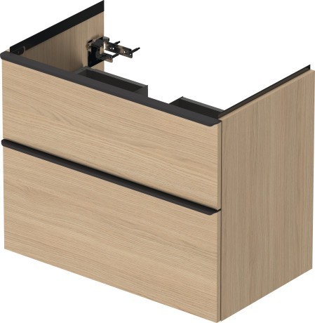 Duravit тумба подвесная под раковину 784 мм х 452 мм, d-neo, de435703030 цвет: натуральный дуб