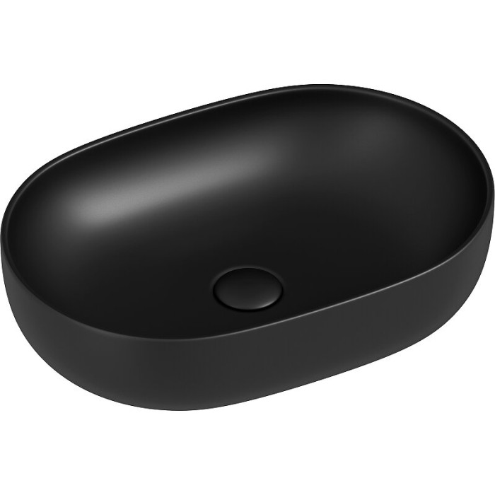 Ceramicanova раковина накладная element, cn6047mb цвет: чёрный