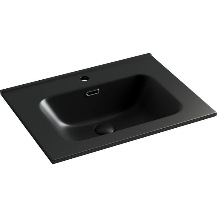 Ceramicanova раковина накладная element, cn7001mb цвет: черный