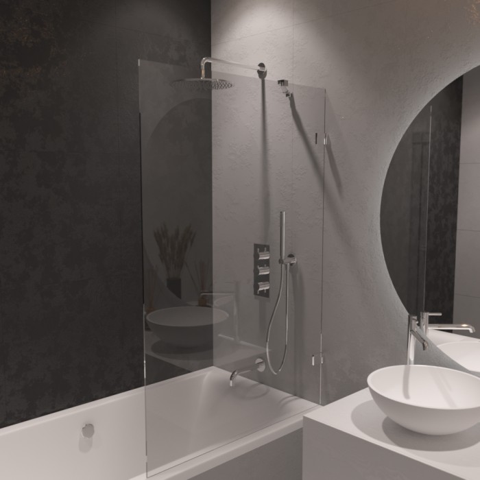 Термостатическая душевая система скрытого монтажа, Whitecross Y chrome, хром арт. YSET11CR