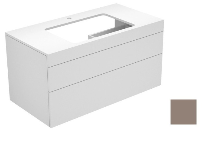 Keuco тумба под умывальник, edition 400, трюфель арт. 31572 370100