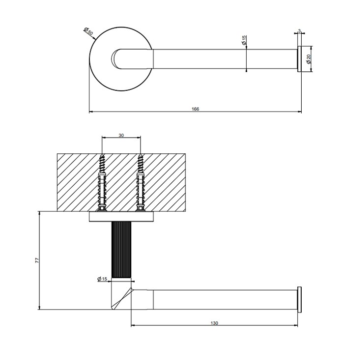 Gessi Держатель туалетной бумаги, подвесной, Ingranaggio, 63855#707 цвет: black metal brushed pvd