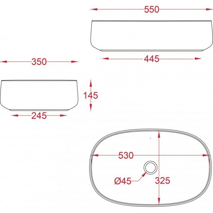 ArtCeram раковина (накладная), col008 13 00 cognac цвет: оранжевый