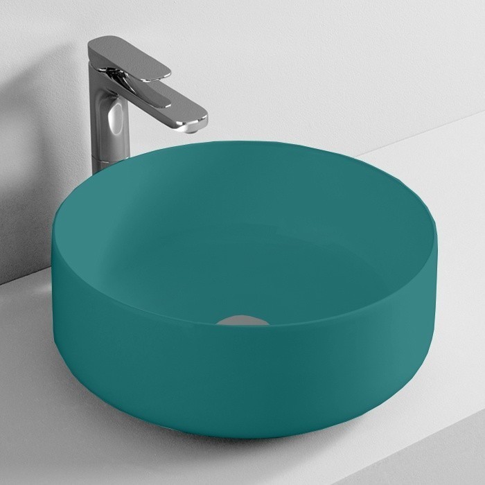 ArtCeram раковина (накладная), col001 43 00 cognac цвет: зеленый