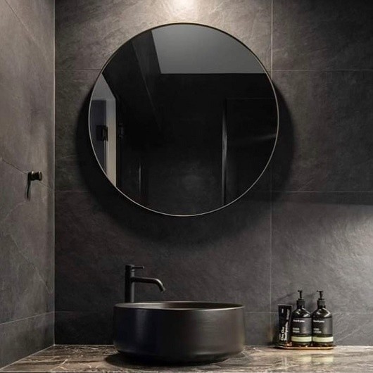 ArtCeram раковина (накладная), col001 17 00 cognac цвет: черный матовый