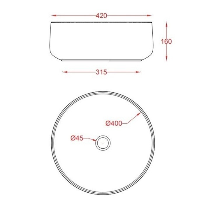 ArtCeram раковина (накладная), col001 17 00 cognac цвет: черный матовый