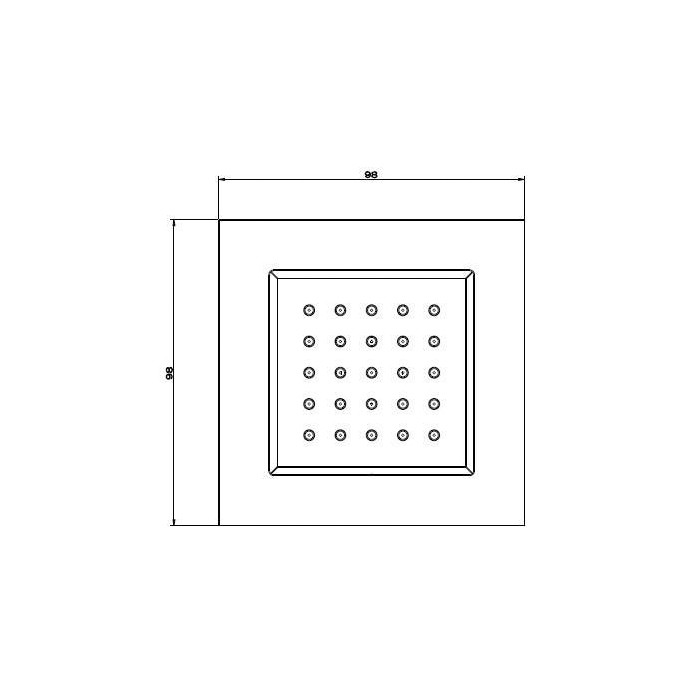 Gessi Встраиваемая поворотная боковая форсунка, Body Jets, 32984#031 32987#031 цвет: хром