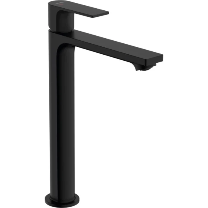 Hansgrohe смеситель для раковины с донным клапаном coolstart, Rebris E, черный арт. 72591670