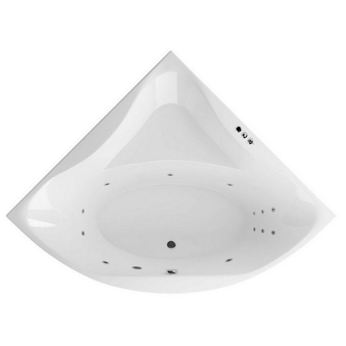Ванна 150x150 smart, Excellent Glamour, хром арт. WAEX.GLA15.SMART.CR