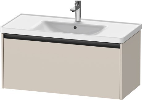 Duravit тумба подвесная под раковину 455 мм х 984 мм х 440 мм, ketho.2, k25084083830000 цвет: серо-коричневый суперматовый
