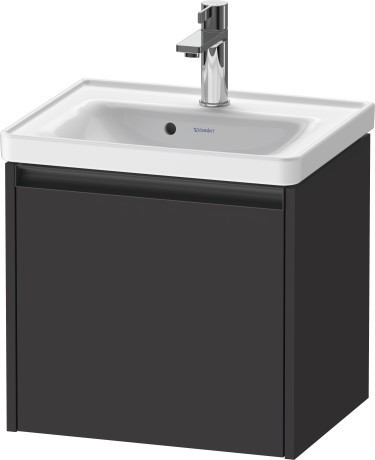 Duravit тумба подвесная под раковину 375 мм х 484 мм х 440 мм, ketho.2, k25080080800000 цвет: графит суперматовый