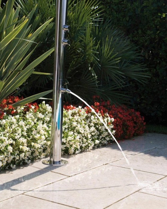 Bossini душевая колонна outdoor/indoor columns column из нержавеющей стали, aquabamb, хром арт. l00860.030