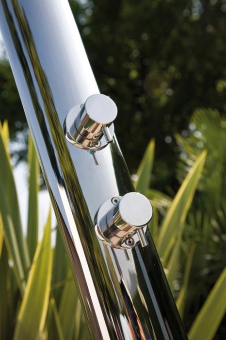 Bossini душевая колонна outdoor/indoor columns column из нержавеющей стали, aquabamb, хром арт. l00860.030