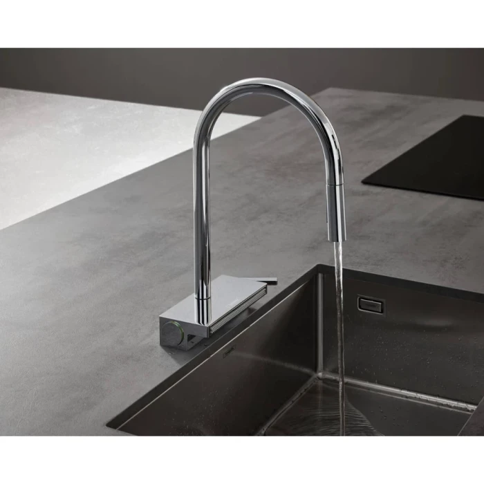 Hansgrohe смеситель для кухни, Aquno Select M81, хром арт. 73831000
