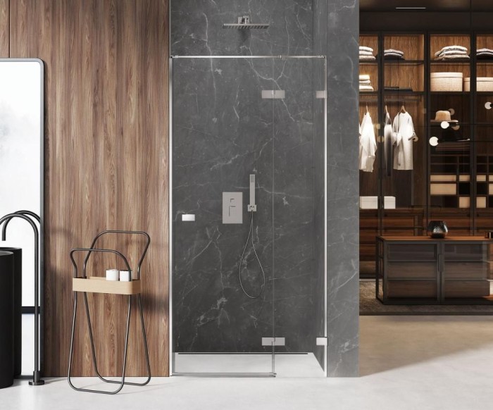 Дверь в нишу 90x200, New trendy Avexa chrome, хром арт. EXK-1444