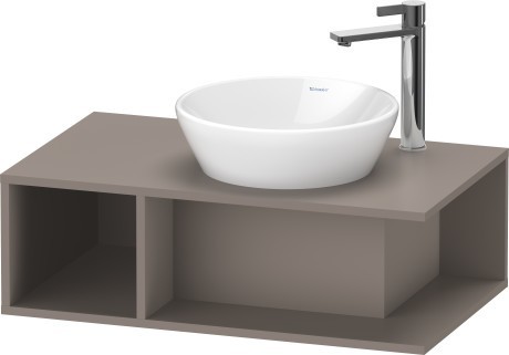 Duravit тумба подвесная под раковину 800 мм х 480 мм, d-neo, de493804343 цвет: базальт матовый