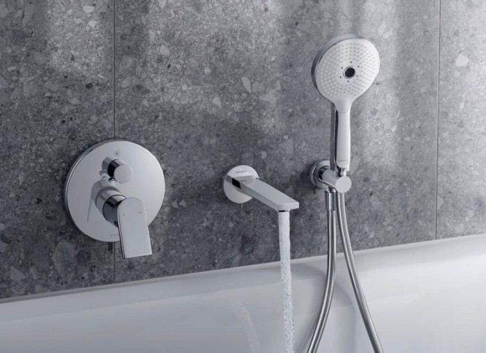 Duravit внешняя часть смесителя для ванны диаметр 170 мм, tulum, tu5210012046 цвет: черный матовый