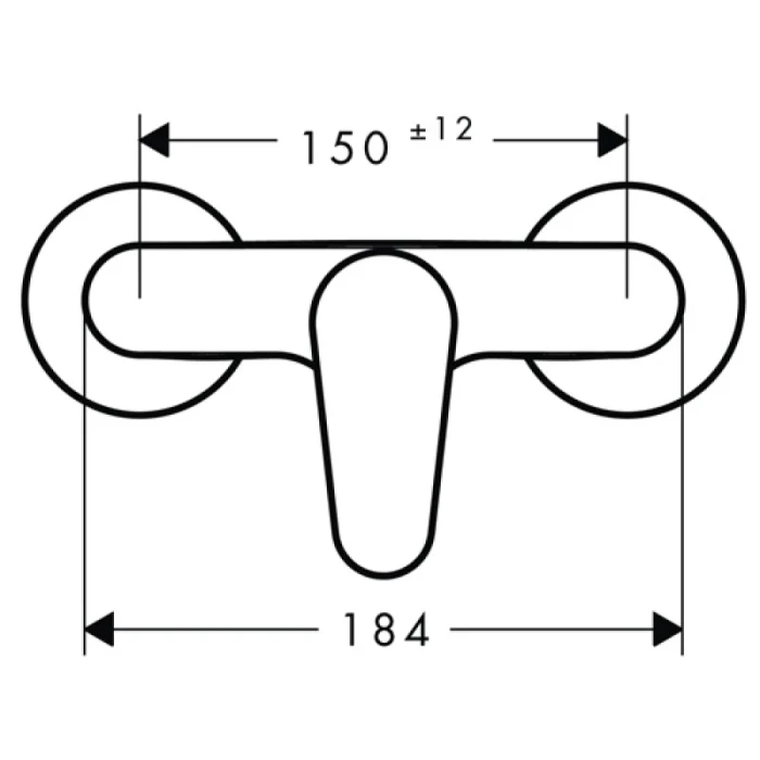 Hansgrohe смеситель для душа, Talis E2, хром арт. 31662000