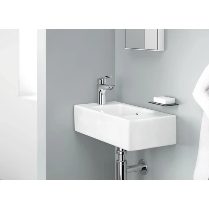 Hansgrohe смеситель для раковины 100 с донным клапаном, Logis Loop, хром арт. 71151000