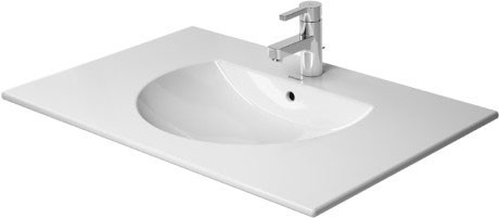 Duravit раковина встраиваемая сверху 83х54см, darling new, 0499830000 цвет: белый