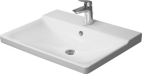 Duravit раковина подвесная 125х49см, p3 comforts, 2332650000 цвет: белый
