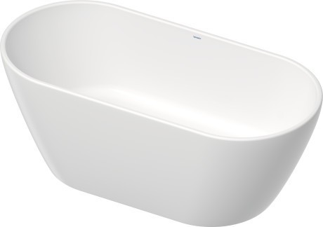 Duravit отдельно стоящая ванна 1600 мм х 750 мм, c двумя наклонами для спины, d-neo, 700477000000000 цвет: gres pietra grey opaco