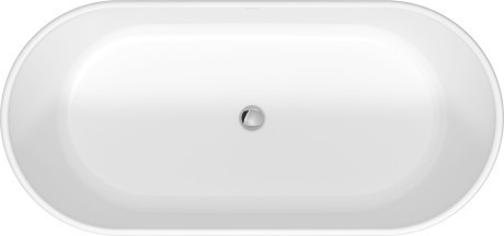 Duravit отдельно стоящая ванна 1600 мм х 750 мм, c двумя наклонами для спины, d-neo, 700477000000000 цвет: gres pietra grey opaco