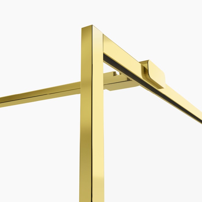 Душевое ограждение shine 80x200, New trendy Avexa gold, золото арт. EXK-2159