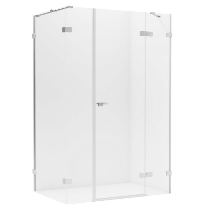 Душевое ограждение eventa plus r 150x90x200, New trendy Eventa chrome, хром арт. EXK-4564