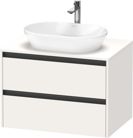 Duravit тумба подвесная под раковину 550 мм х 800 мм х 568 мм, ketho.2, k24895084840000 цвет: белый суперматовый