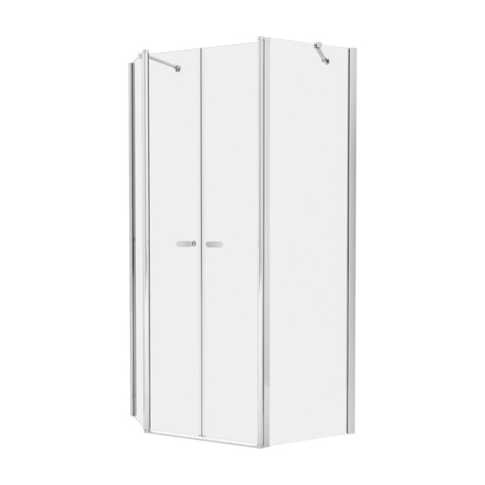 Душевое ограждение 100x80x195, New trendy New soleo chrome, хром арт. K-0611