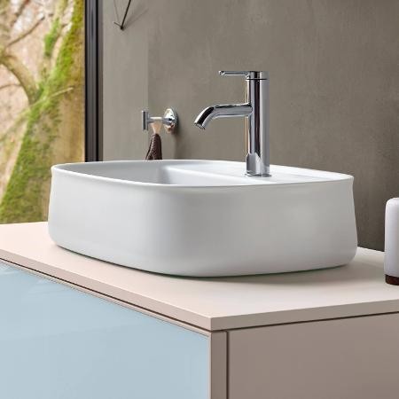 Duravit раковина накладная 420 мм х 420 мм, без перелива, zencha, 2374426771 цвет: серый шелковисто-матовый