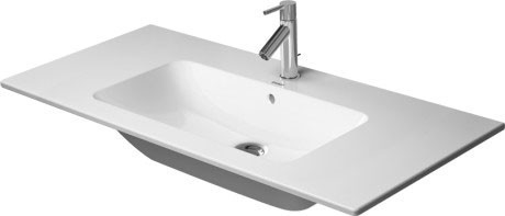 Duravit раковина подвесная 103х49см, me by starck, 2336100000 цвет: белый