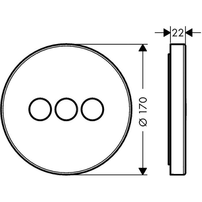 AXOR переключатель потоков, ShowerSelect, золото арт. 36727250