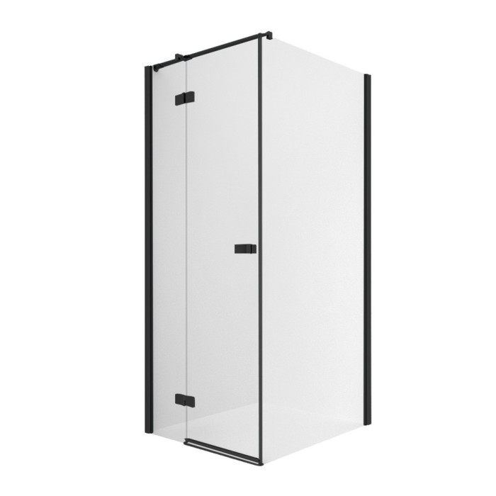 Душевое ограждение l 90x120x200, New trendy Reflexa black, черный арт. EXK-4934