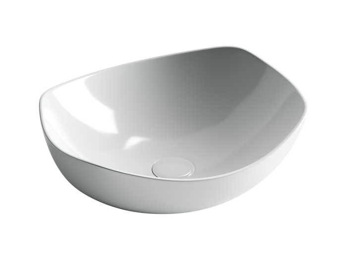 Ceramicanova раковина накладная element, cn5017 цвет: белый