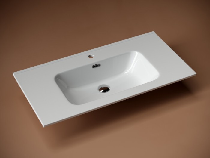 Ceramicanova раковина накладная element, cn7002 цвет: белый