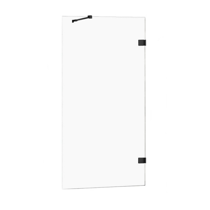 Шторка для ванны 100x150, New trendy Avexa black, черный арт. EXK-1981-WP