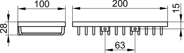 Keuco корзинка для губки, universal, хром арт. 24902 010000