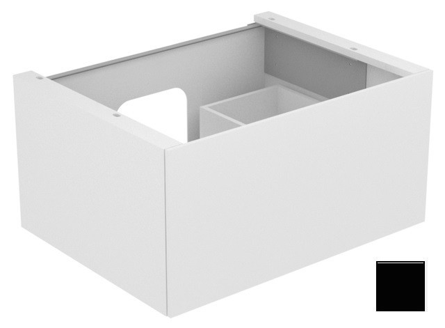 Keuco тумба подвесная под раковину с одним выдвижным фронтом, edition 11, черный арт. 31341 330000