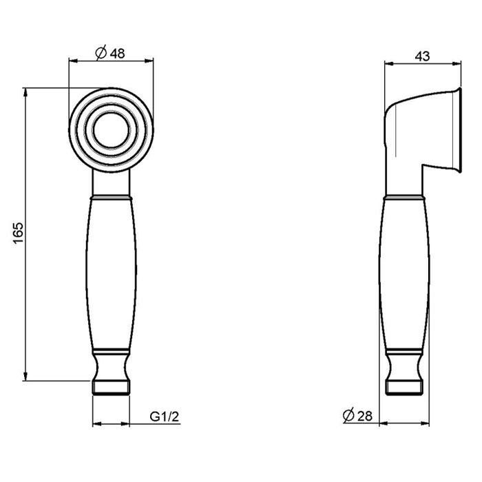 Fima Carlo Frattini ручной душ wellness, хром арт. f2049cr