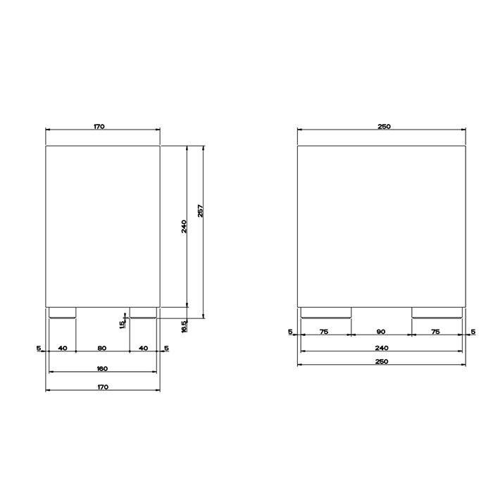 Gessi Корзина для мусора, Rettangolo, 20990#080 цвет: gold ccp/белый