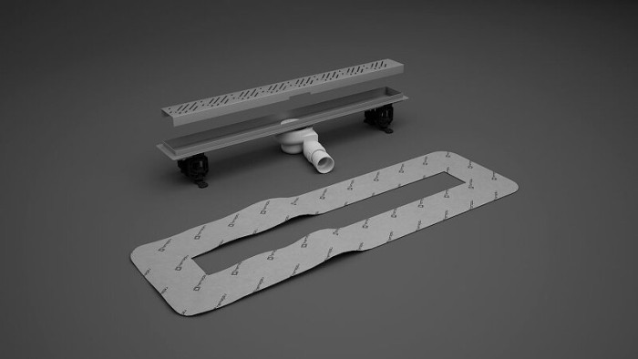 Radaway душевой лоток 55 с решеткой rain, RadаDrain - 5L055A/5R055R