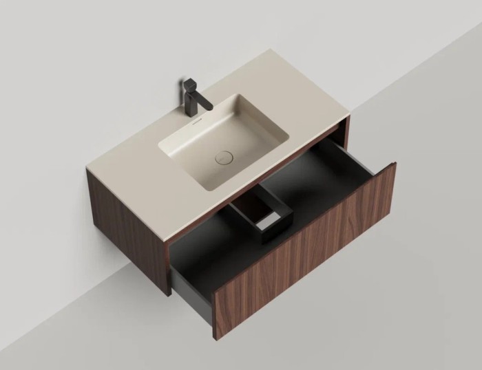 Salini подвесная тумба 1000, domino, 27d210in цвет: коричневый