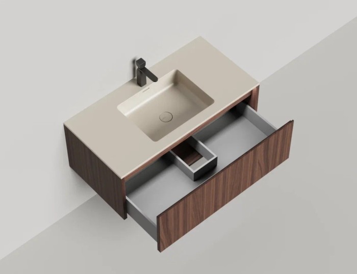 Salini подвесная тумба 1000, domino, 27d210in цвет: коричневый