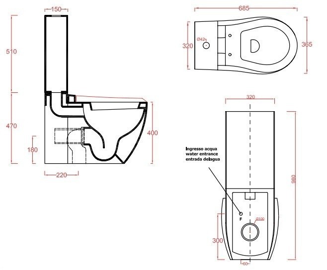 ArtCeram бачок для унитаза, blc001 01 00 blend цвет: белый глянцевый