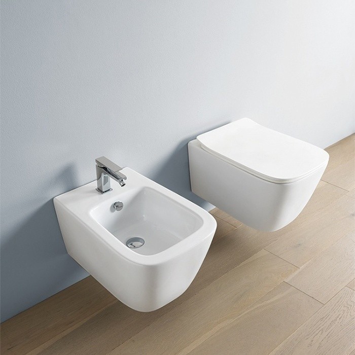 ArtCeram биде (подвесное), asb001 01 00 a16 цвет: белый