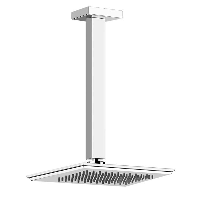 Gessi Верхний душ потолочный, высота от 115 до 186мм, Eleganza, 46150#031 цвет: хром