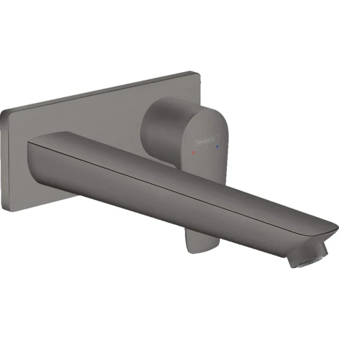 Hansgrohe смеситель для раковины без донного клапана, Talis E, черный арт. 71734340